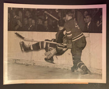 Load image into Gallery viewer, 1948 Bill Mosienko + Phil Watson Vintage NHL Hockey Action Photo Blackhawks
