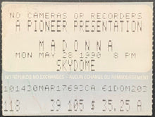 Load image into Gallery viewer, 1990 Madonna Concert Ticket Stub Obscenity Charges Show Toronto May 28th Vintage
