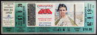 1992 Indy 500 Racing Full Ticket Rick Mears Indianapolis Motor Speedway