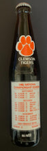Load image into Gallery viewer, 1981 NCAA National Champions Clemson Tigers Coca Cola Bottle Football 10 oz
