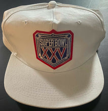 Load image into Gallery viewer, Super Bowl XXV Hat Cap NFL Football Vintage New Old Stock Giants vs Bills
