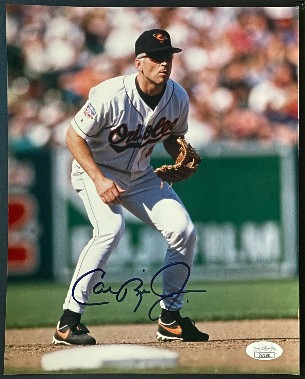 Cal Ripken Autographed MLB Baseball Photo Signed Baltimore Orioles Picture JSA