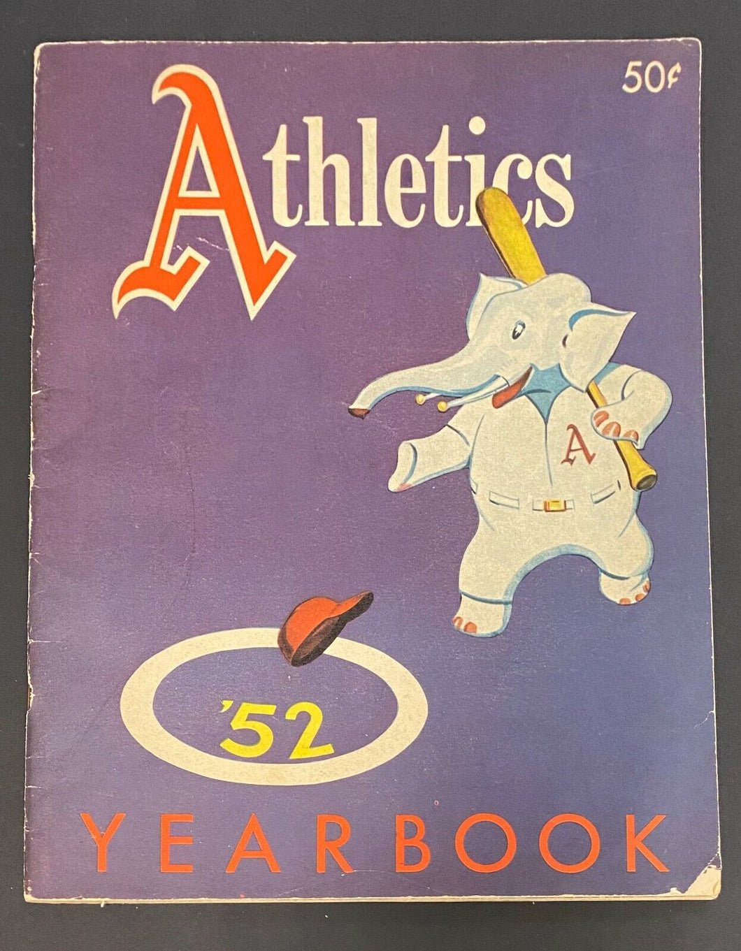 1952 Vintage MLB Philadelphia Athletics Baseball Yearbook