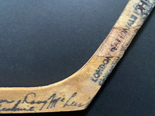 Load image into Gallery viewer, 1965-66 Signed Vintage OHA Hockey London Nationals Autographed Mini-Stick
