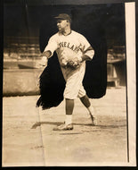 1920s MLB Baseball Type 1 Photo Cleveland Indians Ray Draegert Tryouts Vintage