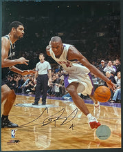 Load image into Gallery viewer, Chris Bosh Toronto Raptors Drive Photo Autographed / Signed NBA Basketball
