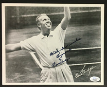 Load image into Gallery viewer, Don Budge Autographed Photo Champion Tennis Player Signed JSA COA
