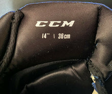Load image into Gallery viewer, Auston Matthews Game Used Worn Hockey Gloves CCM 2019 NHL + MLSE LOA

