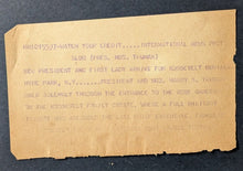 Load image into Gallery viewer, 1945 President Harry Truman + First Lady Type 1 Photo Roosevelt Funeral USA
