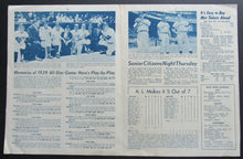Load image into Gallery viewer, 1964 Old Timers Day 25th Anniversary 1939 All Star Game Program New York Mets
