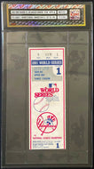 1981 World Series Baseball Ticket Game 1 New York Yankee Vs Dodgers MLB icert
