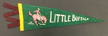 Load image into Gallery viewer, Vtg Little Buffalo Canada Felt Mini Pennant Lot Northern Alberta Travel Tourism
