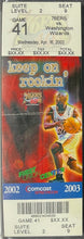 Load image into Gallery viewer, Michael Jordan Final NBA Game Slabbed Ticket + Program Washington Wizards PSA

