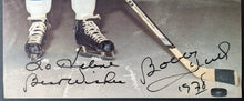 Load image into Gallery viewer, C1970s Bobby Hull Autographed Signed WHA Winnipeg Jets Photo Vintage Hockey
