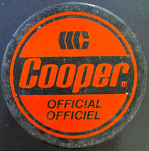 Load image into Gallery viewer, Tillsonburg Titans Hockey Club Jr. B Game Puck Vintage Official Cooper Used
