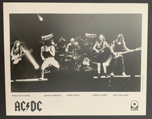 Load image into Gallery viewer, 1990 Promotional Photo AC/DC Rock Band ATCO Records Music Promo Photograph
