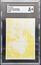 Load image into Gallery viewer, 1966 Topps Batman Batmobile/Batcave #7 Yellow Proof Color Photos SGC Grade A
