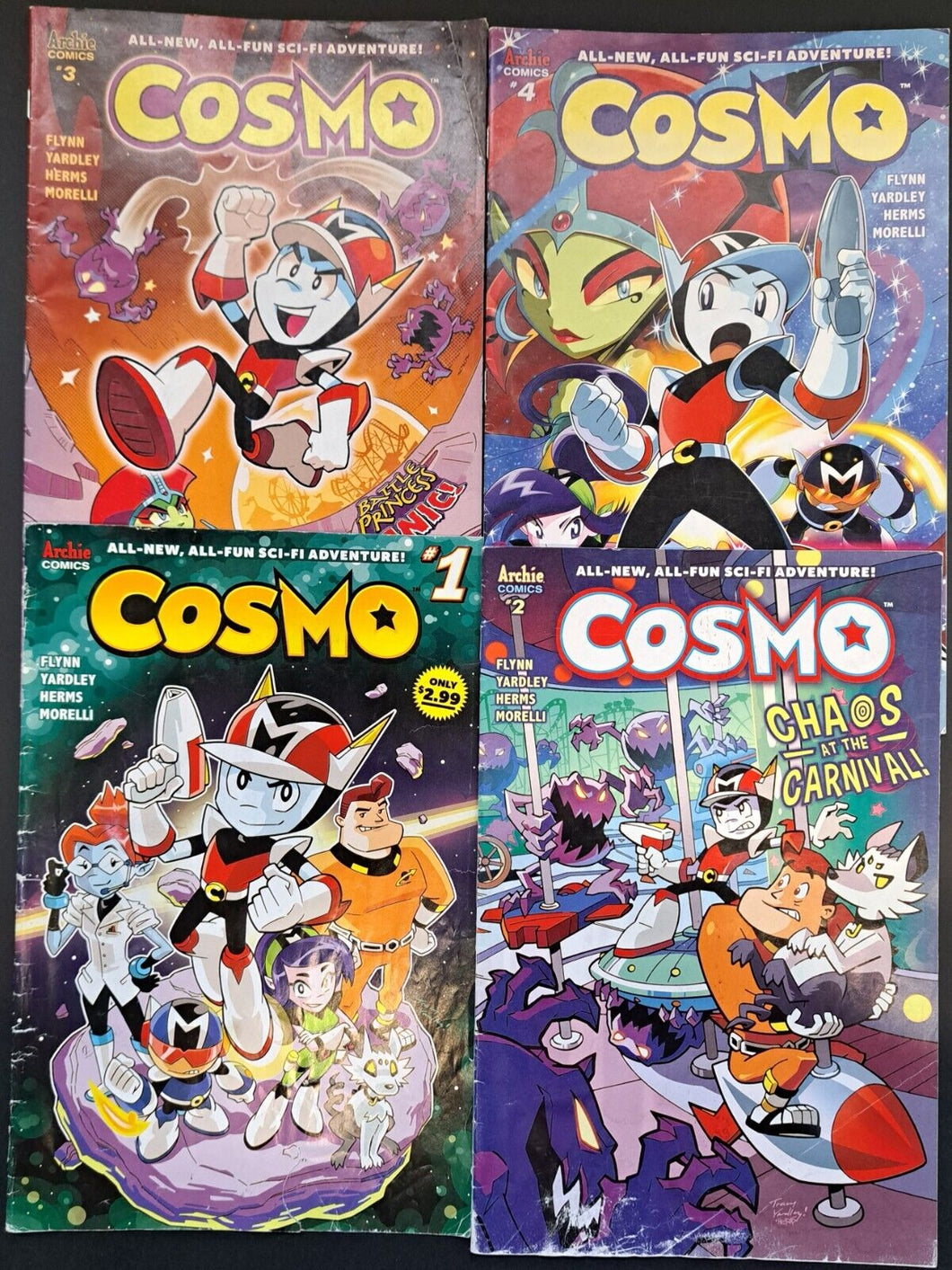 Cosmo The Merry Martian Ian Flynn Tracy Yarley Comic Book Graphic Novel #1-4