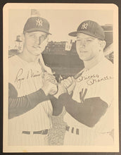 Load image into Gallery viewer, Mickey Mantle Roger Maris Vintage New York Yankees Promo Photo MLB Baseball
