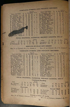 Load image into Gallery viewer, 1934-35 Vintage NHL Original Hockey Guide Rule Book Team Statistics Retro
