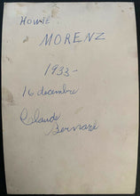 Load image into Gallery viewer, 1933 Howie Morenz Vintage Original Photo Very Rare Image NHL Hockey Canadiens
