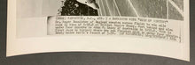 Load image into Gallery viewer, 1954 Roger Bannister Wire Photo Four Minute Mile Breaker Crosses Finish Line
