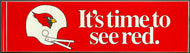 St. Louis Cardinals Vintage Unused MLB Baseball Decal Car Bumper Sticker