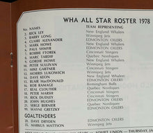 Load image into Gallery viewer, 1979 WHA All Star Hockey Game Program Edmonton USSR Moscow Dynamo Gretzky Howe
