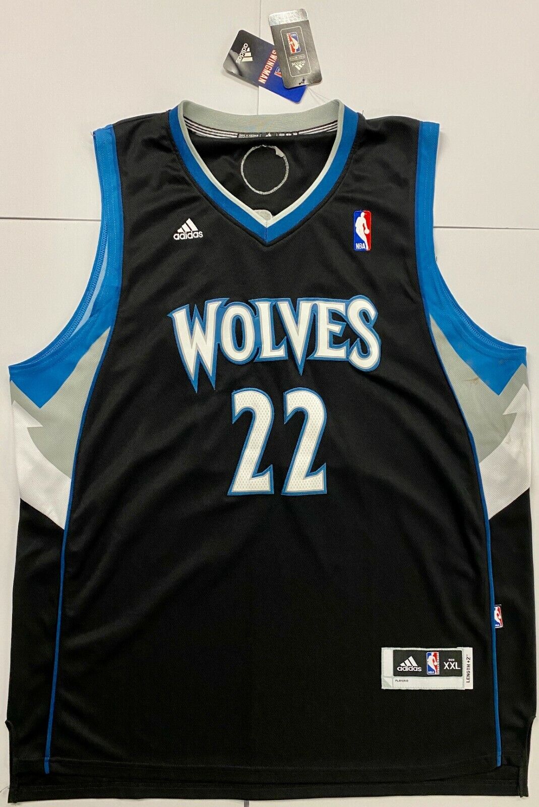 22 Andrew Wiggins Minnesota Timberwolves Jersey Adidas Size XXL NBA N Glory Days Sports