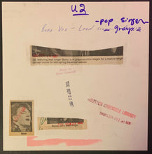 Load image into Gallery viewer, 1987 Bono Unique Vintage U2 Photo Lead Singer In Concert By Steve Campbell
