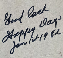 Load image into Gallery viewer, 1981 Frank Selke Autographed Montreal Forum Program Canadiens NHL Hockey LOA JSA
