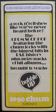 Load image into Gallery viewer, Vintage 1974 1050 Chum Radio Chart Gilles Gratton Cover Toronto Toros Hockey
