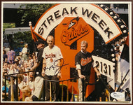 1995 MLB Baseball Signed Cal Ripken Jr Autographed Orioles Streak Week Photo JSA