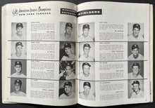 Load image into Gallery viewer, 1957 World Series MLB Baseball Program Milwaukee County Stadium Braves Yankees
