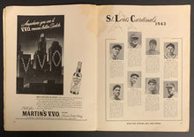 Load image into Gallery viewer, 1943 World Series Program Yankee Stadium New York vs St Louis Cardinals Vintage

