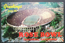 Load image into Gallery viewer, 1960 The Rose Bowl Pasadena California East West Football  Postcard Vintage
