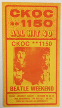 Load image into Gallery viewer, 1981 CKOC 1150 Radio Chart Music Beatle Weekend All Hit 40 Hamilton Place Albums
