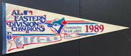 1989 Toronto Blue Jays A.L East Champions Full Size Roster Pennant Vintage MLB