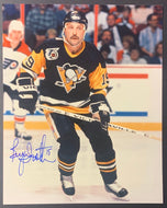 Bryan Trottier Autographed Pittsburgh Penguins NHL Hockey Photo Signed