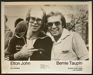 1975 Type 1 Photo of Elton John + Bernie Taupin Classic Rock Vintage MCA LOA