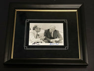 Gerald Ford + Pierre Trudeau Signed Autographed Photo Framed USA Canada JSA LOA