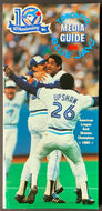 1986 Toronto Blue Jays Baseball Media Guide 10th Anniversary MLB Vintage