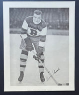 1933-34 Boston Bruins Program Insert NHL Hockey Photo Nels Stewart HOFer
