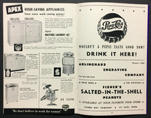 Load image into Gallery viewer, 1954 Cleveland Arena Sports Review Program Press Sports Coverage Barons vs Reds
