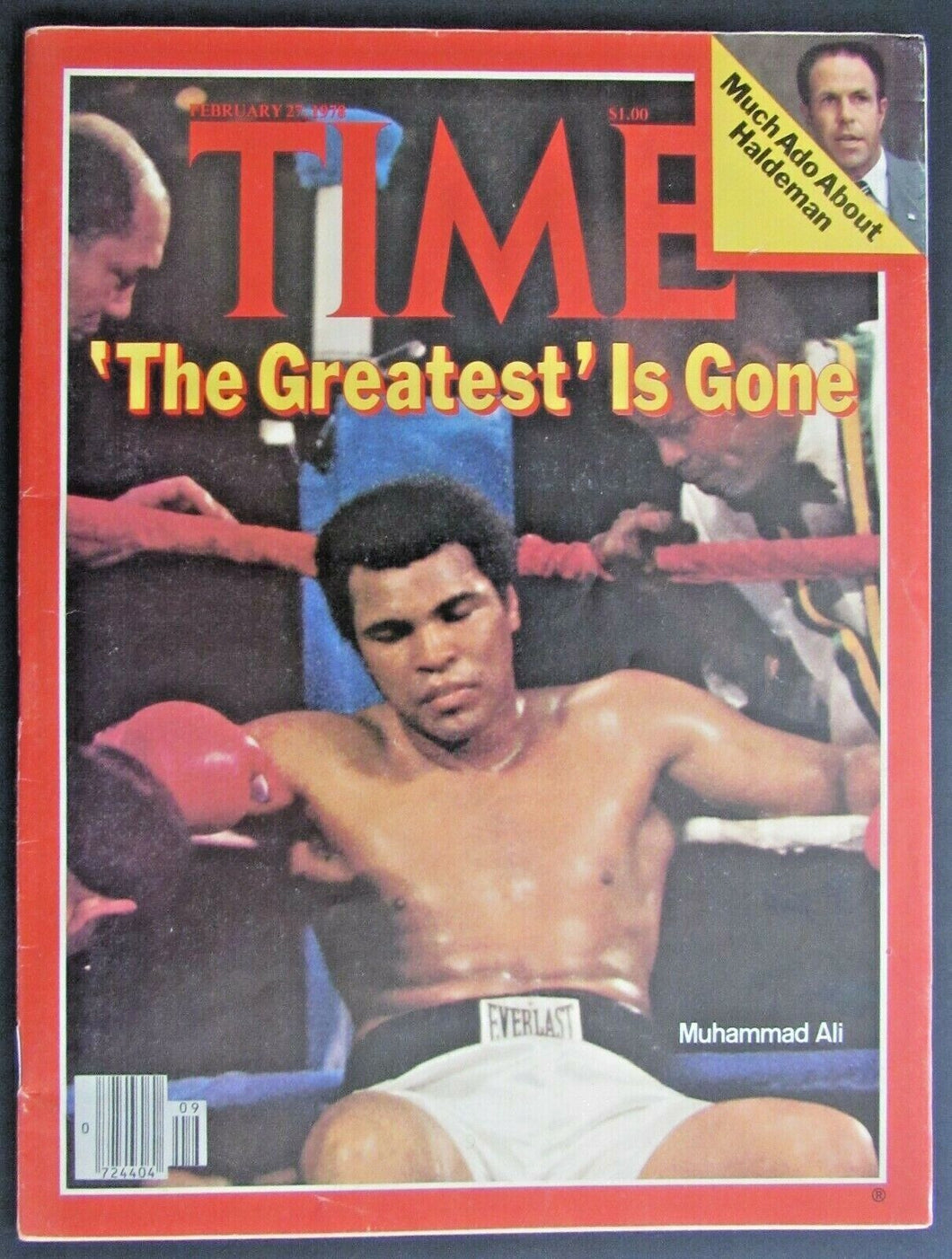 February 1978 Vintage Time Magazine - Muhammad Ali 
