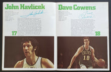 Load image into Gallery viewer, 1975 NBA Boston Celtics Official Yearbook Basketball John Havlicek VTG
