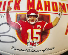 Load image into Gallery viewer, Patrick Mahomes Autographed MVP Custom Football Signed Kansas City Chiefs JSA
