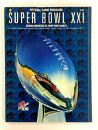 Super Bowl XXI Official NFL Football Program Denver Broncos vs New York Giants