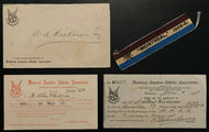 1904-05 Montreal Amatuer Athletics Association Membership Notice Receipt Ribbon