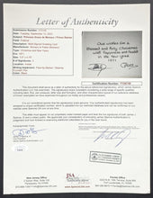 Load image into Gallery viewer, Monaco Royal Family Signed Christmas Card Princess Grace Prince Rainier JSA
